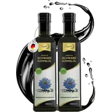 Sunnah Shop® Schwarzkümmelöl ungefiltert & kaltgepresst | Black seed oil | 100% naturrein aus echten ägyptischen Nigella Sativa 250ml (2er Pack)
