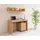 OTTO home Büromöbel-Set OTTO HOME "Logo", beige (natur, eiche), B:120cm T:65cm, Arbeitsmöbel-Sets, Büromöbel-Set, passt in verschiedene Einrichtungsstile