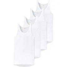 SCHIESSER Unterhemd 4er Pack Weiß