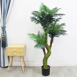 Decovego Künstliche Palme Cycuspalme Kunstpalme Kunstpflanze 165 cm Decovego