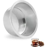 54mm Kaffeesieb Filterkorb Espresso Sieb - 2 Tassen Edelstahl Kaffeefilter kompatibel mit Breville Espressomaschine Rückspülfilter Kaffeesieb, Kaffeefilter Camping, Siebträger Zubehör (2 Tassen)
