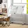 Homcom Doppelseitiges Magnetisches Whiteboard 120 x 90 cm Weiß