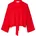Bluse mit Schluppe Rot 44
