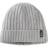 Jack Wolfskin Unisex Rib Knit Beanie-Mütze, Grey Heather, One Size