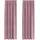 vidaXL Verdunkelungsvorhänge 2 pcs Dunkelrosa 140 x 260 cm
