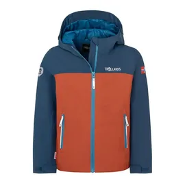 TROLLKIDS Regenjacke Telemark Blau/Rot 122