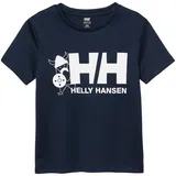 HELLY HANSEN Kids Unisex K Hh Tech Graphic T-Shirt, Navy, 1
