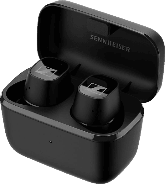 Sennheiser CX Plus True Wireless–Bluetooth-In-Ear-Kopfhörer: Musikhören und Telefonieren mit Active Noise Cancellation, anpassbarer Touch-Bedienung, Bass Boost,IPX4 und 24h Akkulaufzeit, schwarz,klein