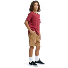 QUIKSILVER Taxer Cord | Shorts mit elastischer Taille, Taxer-Kordel, für Jugendliche, Jungen, Gr. 14, tobacco braun