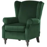 Sofa.de Ohrensessel Cozy grün ¦ Maße (cm): B: 83 H: 102 T: 87.0