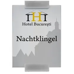 MONACO Türschild DIN A5 hoch, Format: 210x148 mm, 2 Adapter 8 cm
