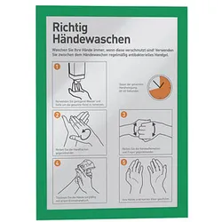 DURABLE Magnetrahmen DURAFRAME® MAGNETIC A4 grün A4, 5 St.