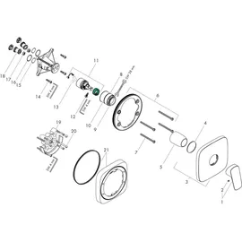 Hansgrohe Logis Einhebel-Brausearmatur Unterputz für 1 Verbraucher Chrom 71605000