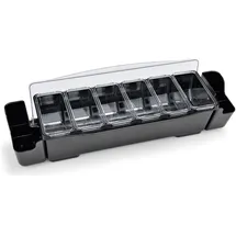 Was Germany Zutatenbehälter mit 6 Einsätzen, 0,7 ltr (Bar Organizer)
