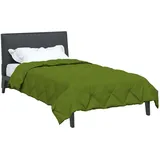 vidaXL Sommerdecke Grün 220 x 135 cm Mikrofaser