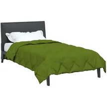 vidaXL Sommerdecke Grün 220 x 135 cm Mikrofaser