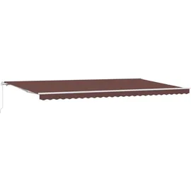 vidaXL Markise 600 x 300 cm braun