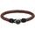 Boss THAD CLASSIC Geflochtenes Lederarmband dunkelbraun 1580467M Größe Standard