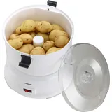 Melissa 646120 Kartoffelschälmaschine, 1kg, elektrischer Kartoffelschäler, Kartoffel, Schälmaschine, Kunststoff, Weiss