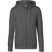 Kübler Shirts Kapuzen-Sweatjacke anthrazit S
