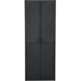 vidaXL Gartenschrank 0,65 x 0,45 x 1,72 schwarz