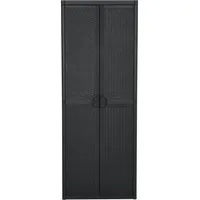 vidaXL Gartenschrank 0,65 x 0,45 x 1,72 schwarz