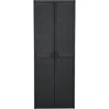 vidaXL Gartenschrank 0,65 x 0,45 x 1,72 schwarz