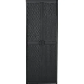 vidaXL Gartenschrank 0,65 x 0,45 x 1,72 schwarz