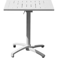 GRASEKAMP Klapptisch Sol aus pulverbeschichtetem Aluminium - weiß