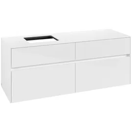 Villeroy & Boch Waschtischunterschrank 4 Auszüge 140 x 54,8 x 50 cm Weiß