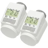 eqiva Model L Heizkörperthermostat 2er Set mit Boost-Funktion