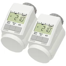 eqiva Model L Heizkörperthermostat 2er Set mit Boost-Funktion