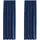 vidaXL Verdunkelungsvorhänge 2 pcs Dunkelblau 140 x 260 cm