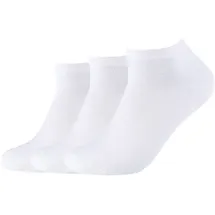 CAMANO Sneakersocken 3er Pack Weiß 47-49