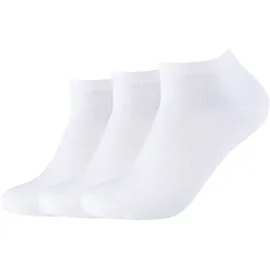 CAMANO Sneakersocken 3er Pack Weiß 47-49