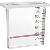 TFA Dostmann Regenmesser Analoger Niederschlagsmesser, 47.1014, mit rotem Schwimmer, präzise Regenmengenanzeige, wetterfest, einfache Montage an Zaun & Geländer