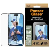 Panzer Glass PanzerGlass Aluminum Frame Ultra-Wide Fit für Apple iPhone 16 (2849)