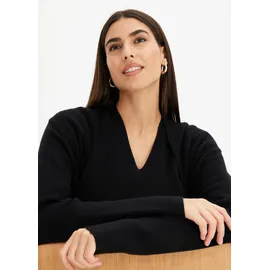 bonprix Longstrickjacke Schwarz 56/58