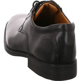 CLARKS Herren Tilden Plain Derby Schwarz (39,5 EU)