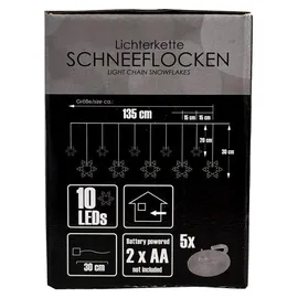 INDA-EXCLUSIV Lichtervorhang LED 1 m Kaltweiß