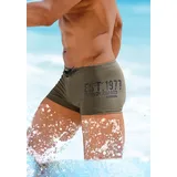 Bruno Banani Badehose Boxer-Badehose Grün 9