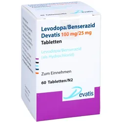 LEVODOPA/Benserazid Devatis 100mg/25mg Tabletten 60 St