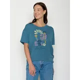Greenbomb Feel Les Fleurs in True Blue | Gr.: XL