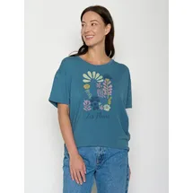 Greenbomb Feel Les Fleurs in True Blue | Gr.: XL