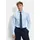 Olymp Businesshemd OLYMP "OLYMP Level Five, body fit, Haifisch", Herren, Gr. 44, Normaler Arm, bleu, 100% Baumwolle, Hemden