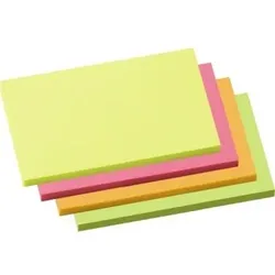 Haftnotiz 5835 125x75mm neonfarben 4er-Pack - neonfarben
