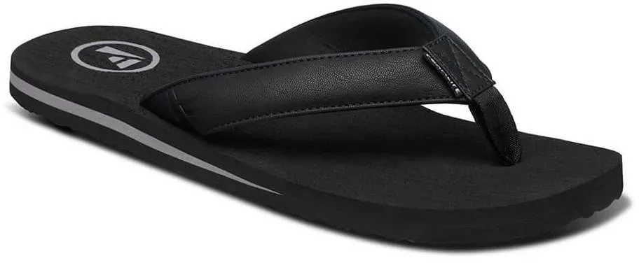 FoamLife Herren Seales Zehentrenner - 44 - Black/Black