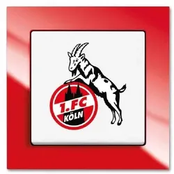 Busch-Jaeger Fanschalter 1. FC Köln, Aus- und Wechselschaltung