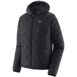 Patagonia Micro Puff Hoody Herren Hoodie Jacke (Größe XL, schwarz)