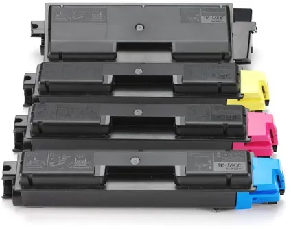 Kyocera Toner-Set TK-580 (Schwarz Cyan Magenta Yellow) FS-C5150 P6021 C5150dn P6021dn Toner Multipack 4-Pack 4er TK580 580 TK-580C TK-580M TK-580Y TK-580K - Kyocera Print Green - Kyocera Partner
